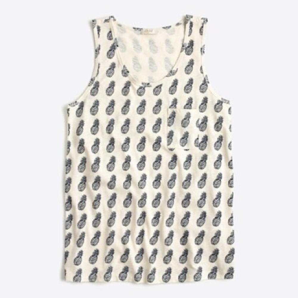 J. Crew Pineapple Tank - Picture 2 of 7